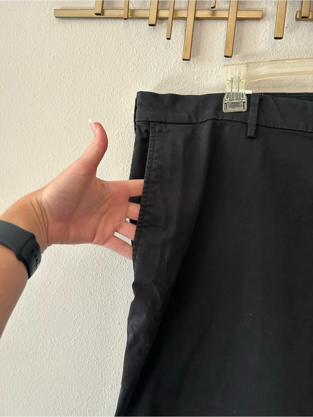 Jos A Bank Men's Black Dress Pants - Classic Straight Fit